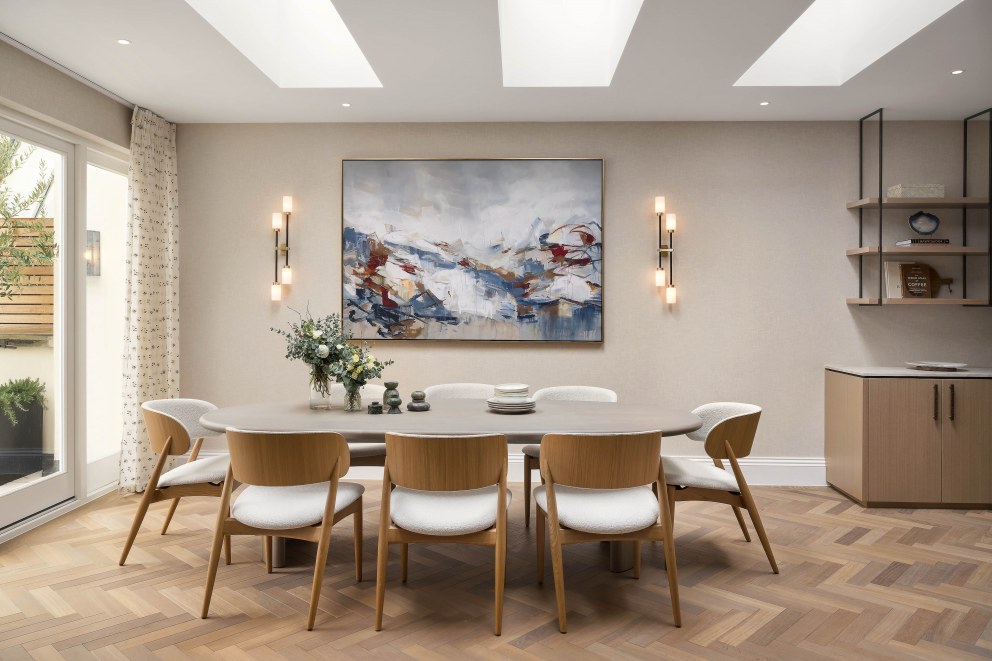 Grade II listed Georgian Townhouse | Informal Dining area  | Interior Designers